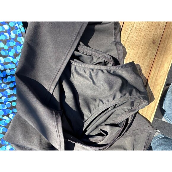 Trimshaper 1-Piece Bathing Suit Blue Black Sz 16 - Picture 7 of 9